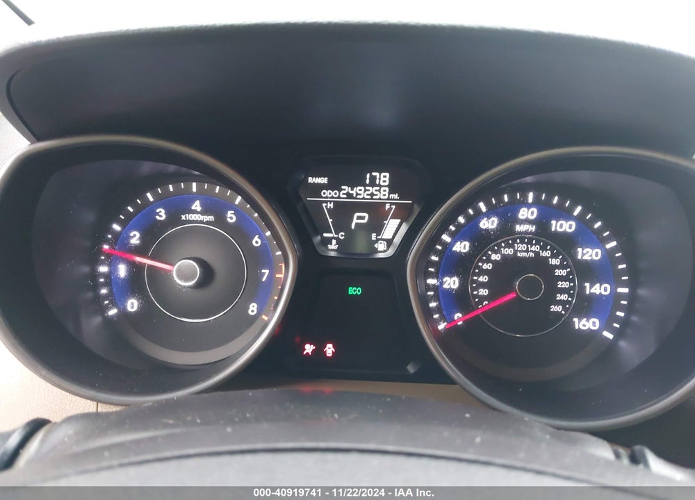 2012 HYUNDAI ELANTRA GLS VIN: 5NPDH4AE3CH149750