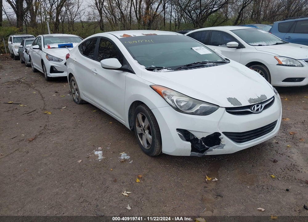 2012 HYUNDAI ELANTRA GLS VIN: 5NPDH4AE3CH149750