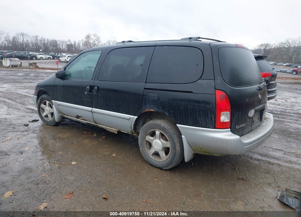 2001 NISSAN QUEST GXE VIN: 4N2ZN15T61D824951