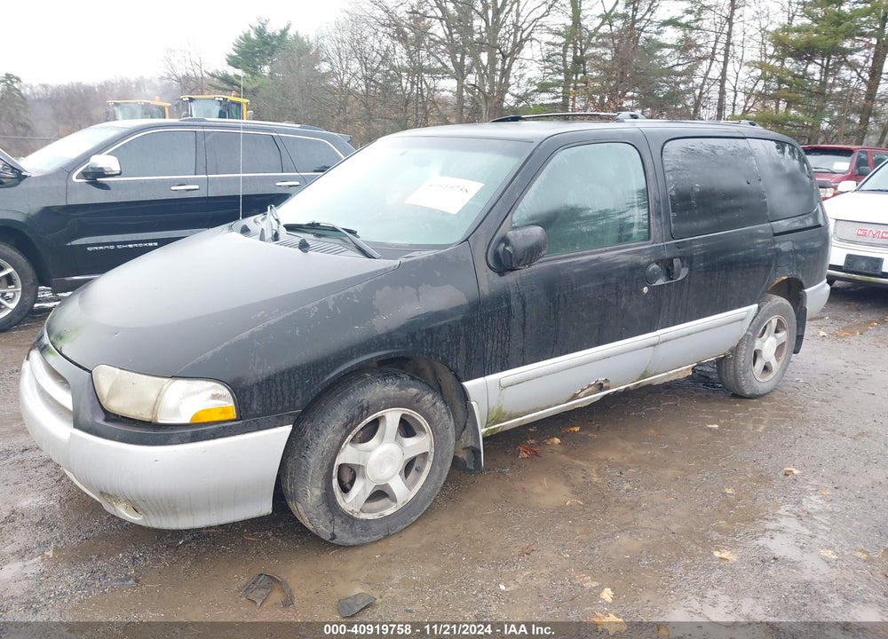 2001 NISSAN QUEST GXE VIN: 4N2ZN15T61D824951