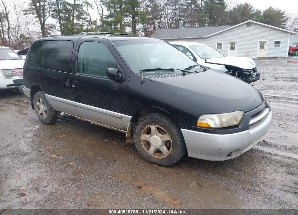 2001 NISSAN QUEST GXE VIN: 4N2ZN15T61D824951