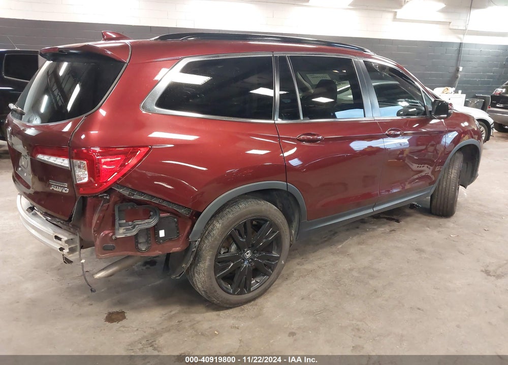 2022 HONDA PILOT AWD SPECIAL EDITION VIN: 5FNYF6H21NB027002