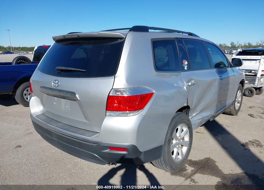 2013 TOYOTA HIGHLANDER BASE PLUS V6 VIN: 5TDZK3EH1DS138568