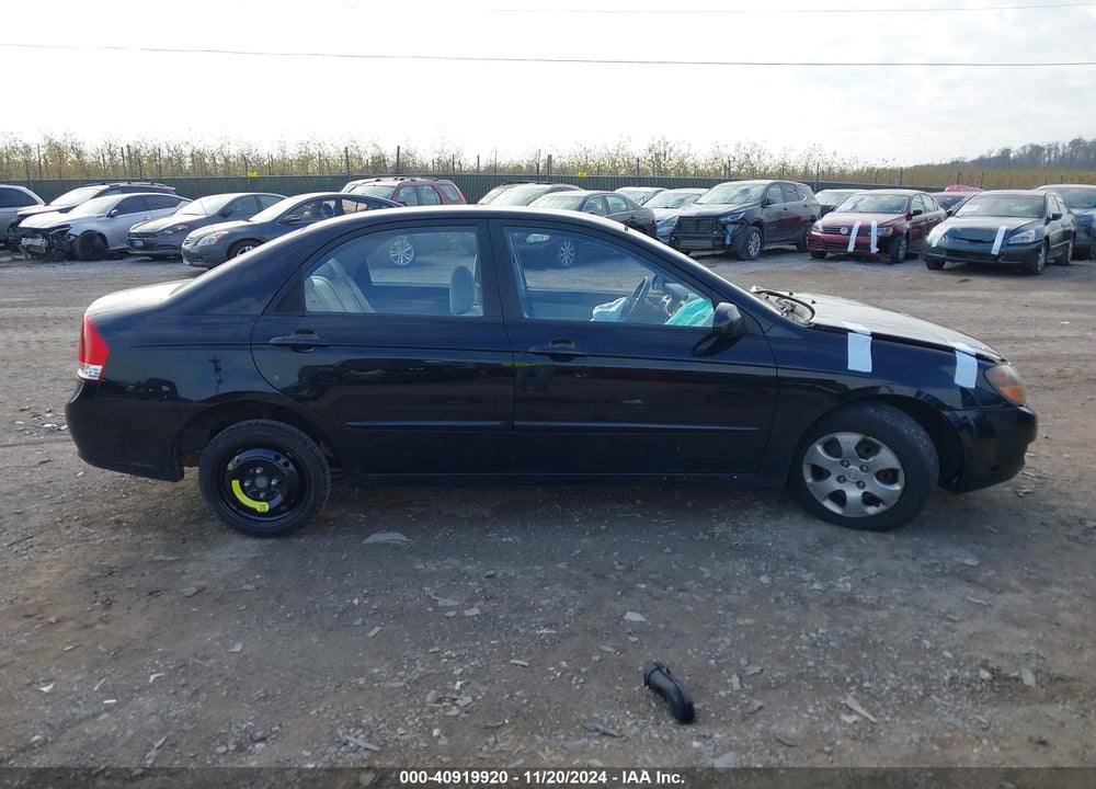 2009 KIA SPECTRA EX VIN: KNAFE222295640536