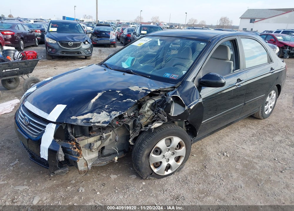 2009 KIA SPECTRA EX VIN: KNAFE222295640536