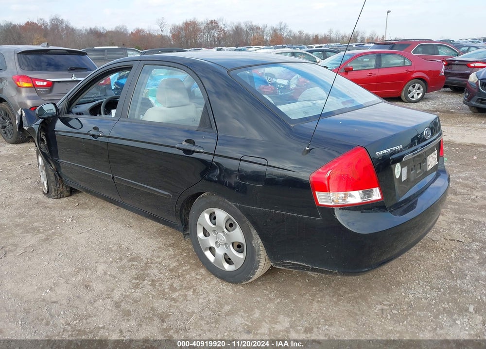 2009 KIA SPECTRA EX VIN: KNAFE222295640536