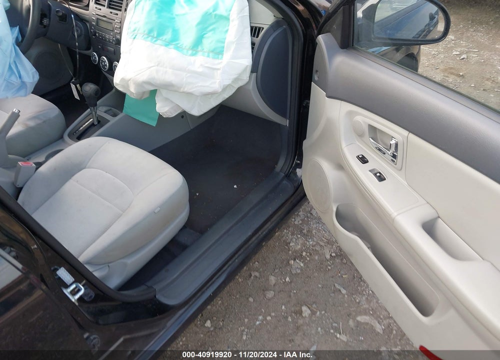 2009 KIA SPECTRA EX VIN: KNAFE222295640536