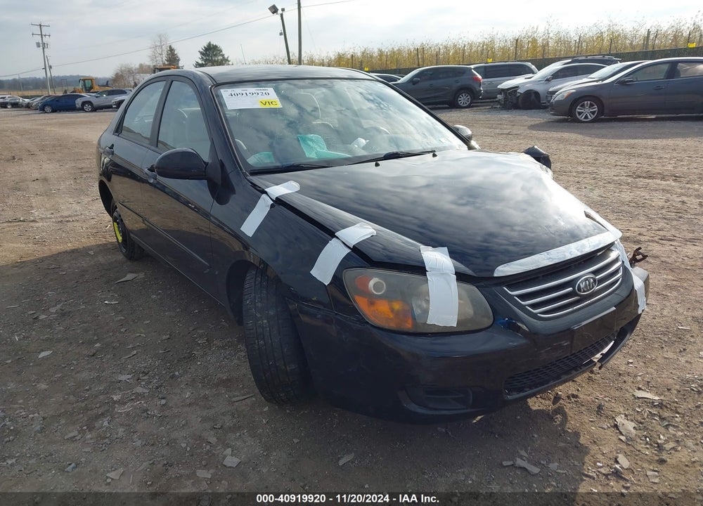 2009 KIA SPECTRA EX VIN: KNAFE222295640536