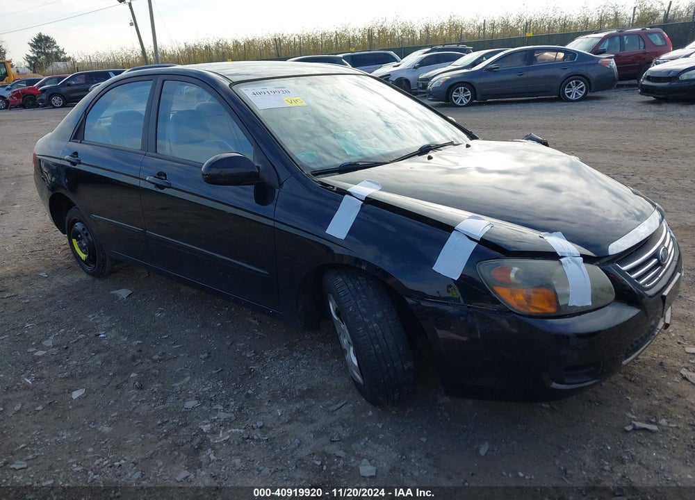 2009 KIA SPECTRA EX VIN: KNAFE222295640536