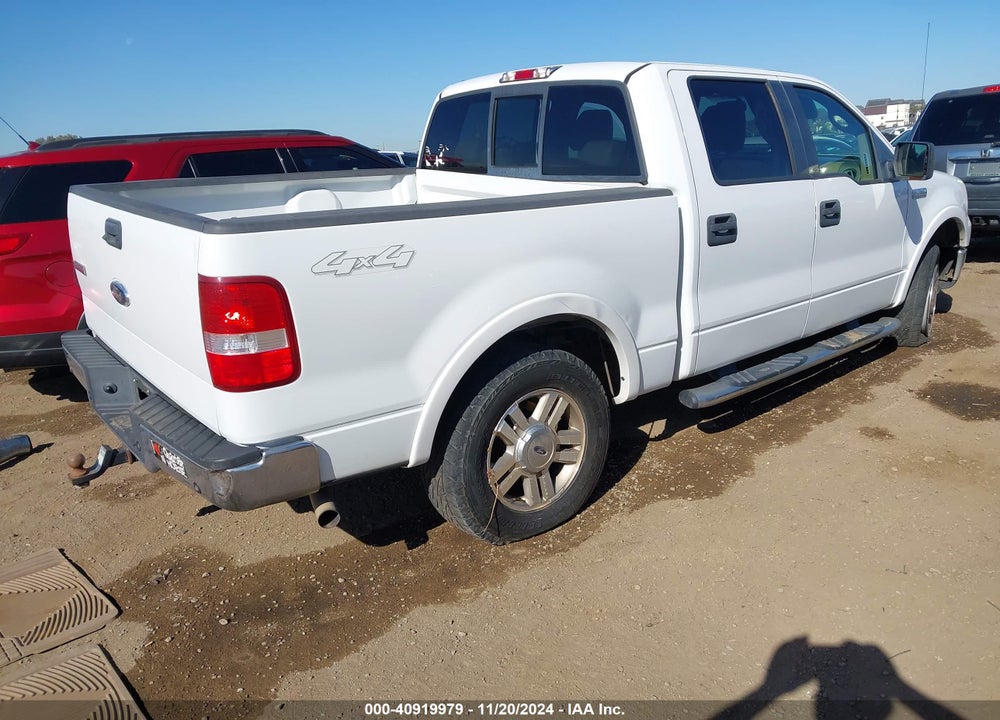 2008 FORD F-150 60TH ANNIVERSARY/FX4/KING RANCH/LARIAT/LIMITED/XLT VIN: 1FTPW14538FB77319