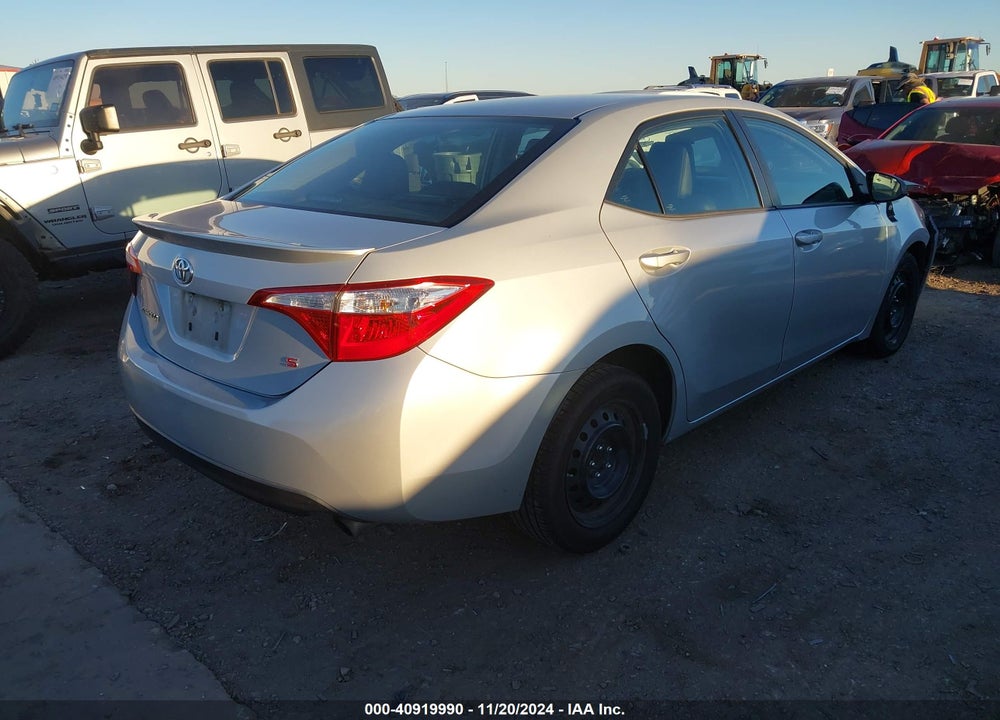 2016 TOYOTA COROLLA S VIN: 2T1BURHE1GC587018