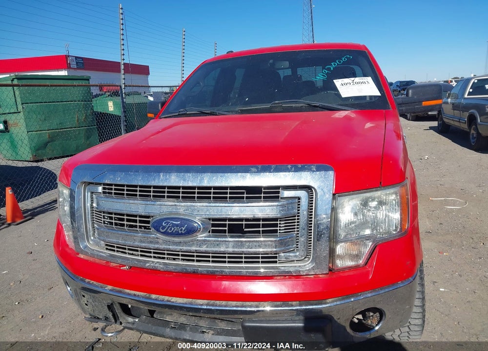 2013 FORD F-150 XLT VIN: 1FTFW1EF3DKF91124