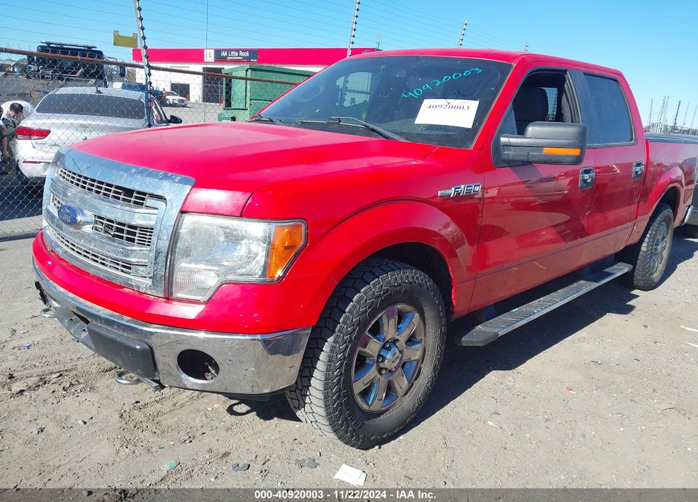 2013 FORD F-150 XLT VIN: 1FTFW1EF3DKF91124