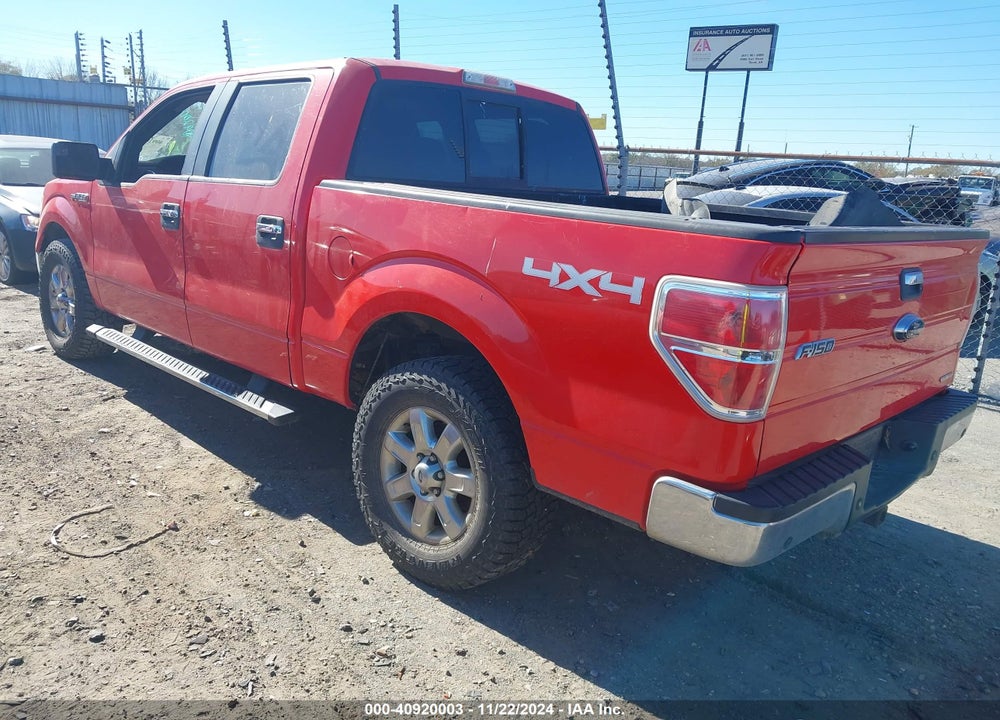 2013 FORD F-150 XLT VIN: 1FTFW1EF3DKF91124