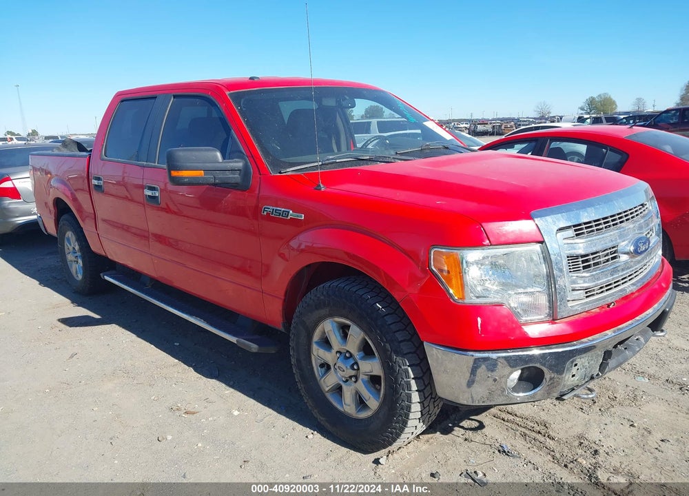 2013 FORD F-150 XLT VIN: 1FTFW1EF3DKF91124
