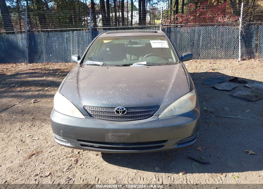 2002 TOYOTA CAMRY LE VIN: 4T1BE32K02U604441