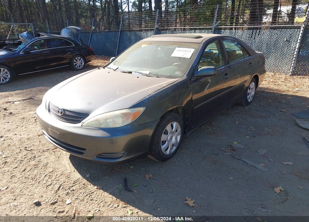 2002 TOYOTA CAMRY LE VIN: 4T1BE32K02U604441