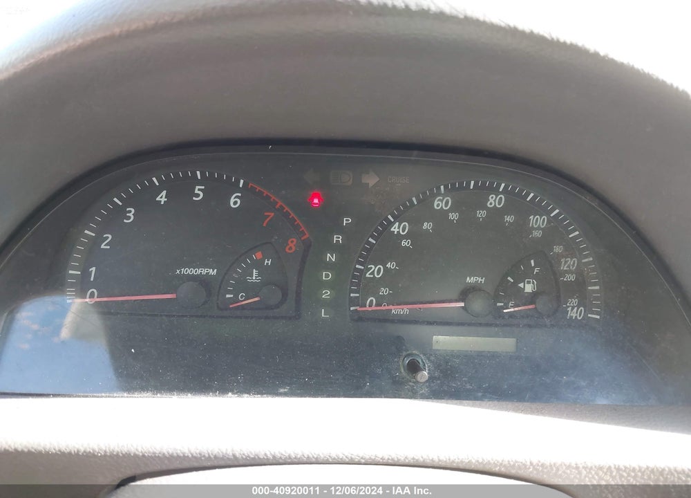 2002 TOYOTA CAMRY LE VIN: 4T1BE32K02U604441