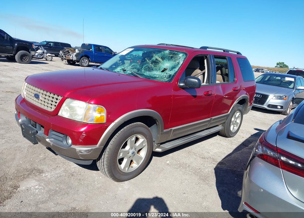 2003 FORD EXPLORER EDDIE BAUER VIN: 1FMZU64K63UA43521