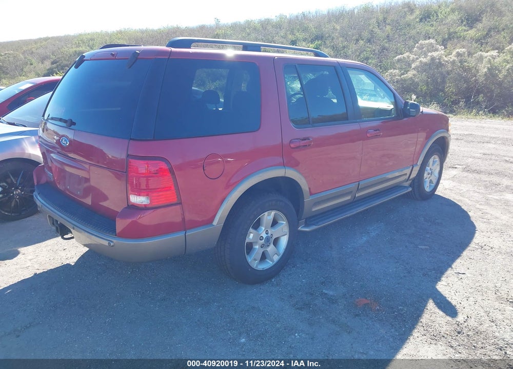 2003 FORD EXPLORER EDDIE BAUER VIN: 1FMZU64K63UA43521
