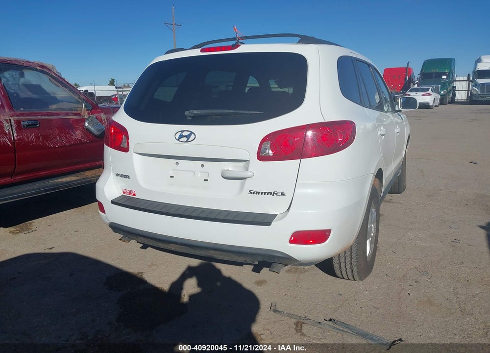 2008 HYUNDAI SANTA FE GLS VIN: 5NMSG13D38H174990