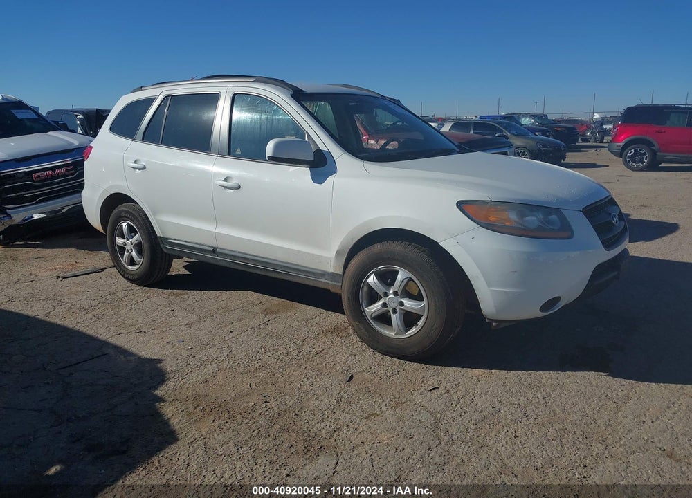 2008 HYUNDAI SANTA FE GLS VIN: 5NMSG13D38H174990