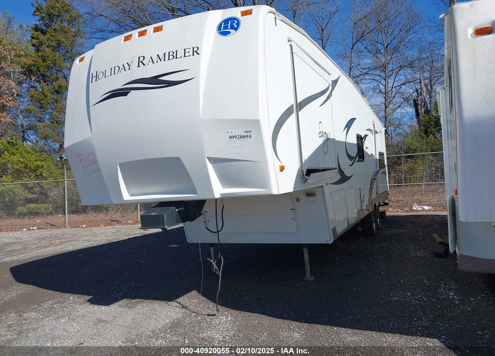2010 HOLIDAY RAMBLER TRAVEL TRLR VIN: 51U3B1N27AW100394