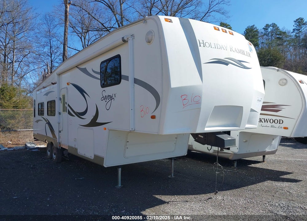 2010 HOLIDAY RAMBLER TRAVEL TRLR VIN: 51U3B1N27AW100394