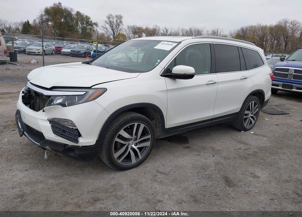 2017 HONDA PILOT ELITE VIN: 5FNYF6H0XHB092899