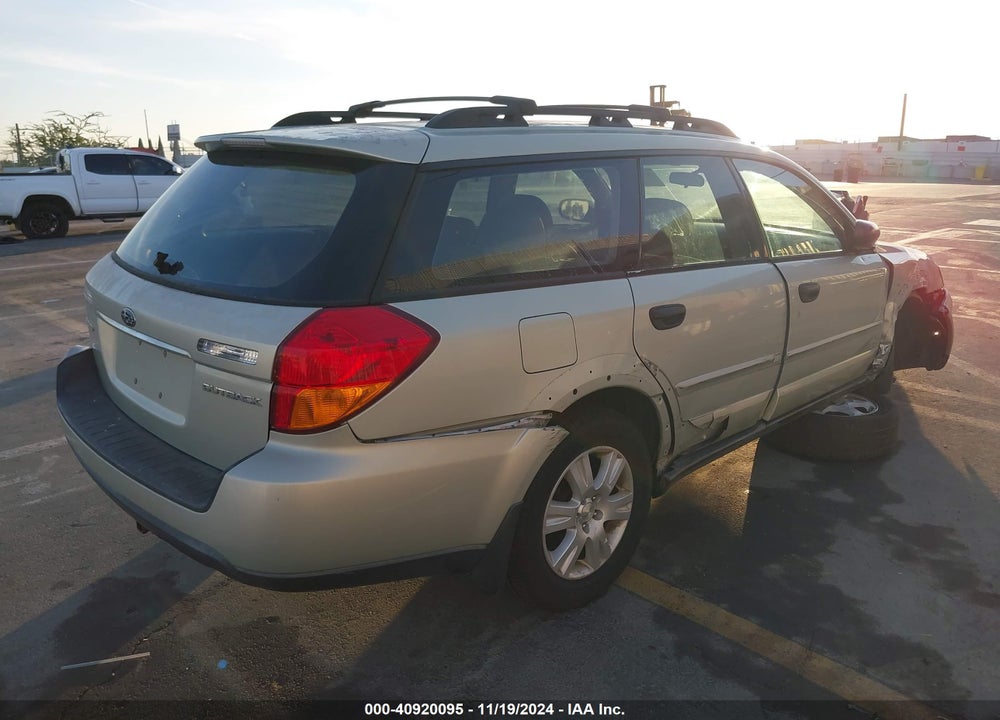 2005 SUBARU OUTBACK 2.5I VIN: 4S4BP61C857344413
