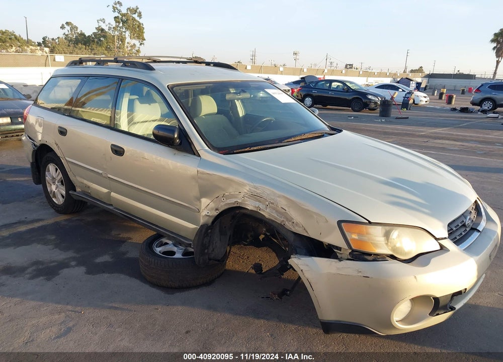 2005 SUBARU OUTBACK 2.5I VIN: 4S4BP61C857344413