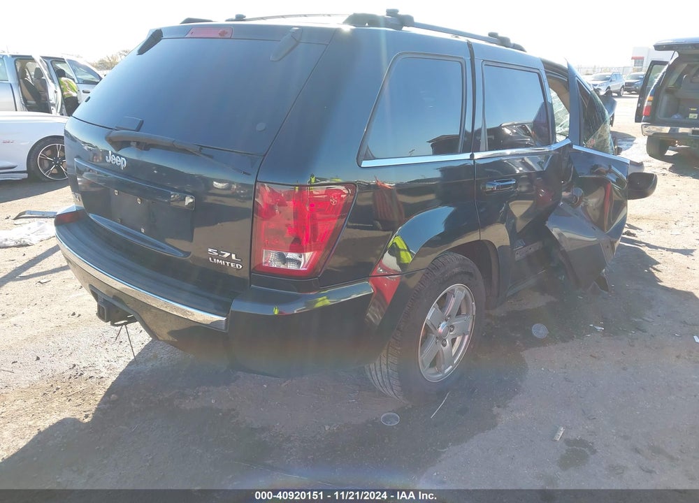 2005 JEEP GRAND CHEROKEE LIMITED VIN: 1J4HR58275C614538