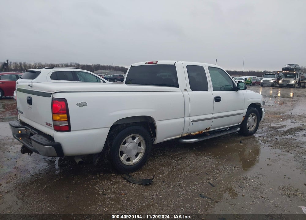 2007 GMC SIERRA 1500 CLASSIC SLE1 VIN: 1GTEC19Z27Z126273