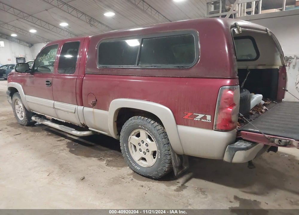 2005 CHEVROLET SILVERADO 1500 Z71 VIN: 1GCEK19B55Z268622