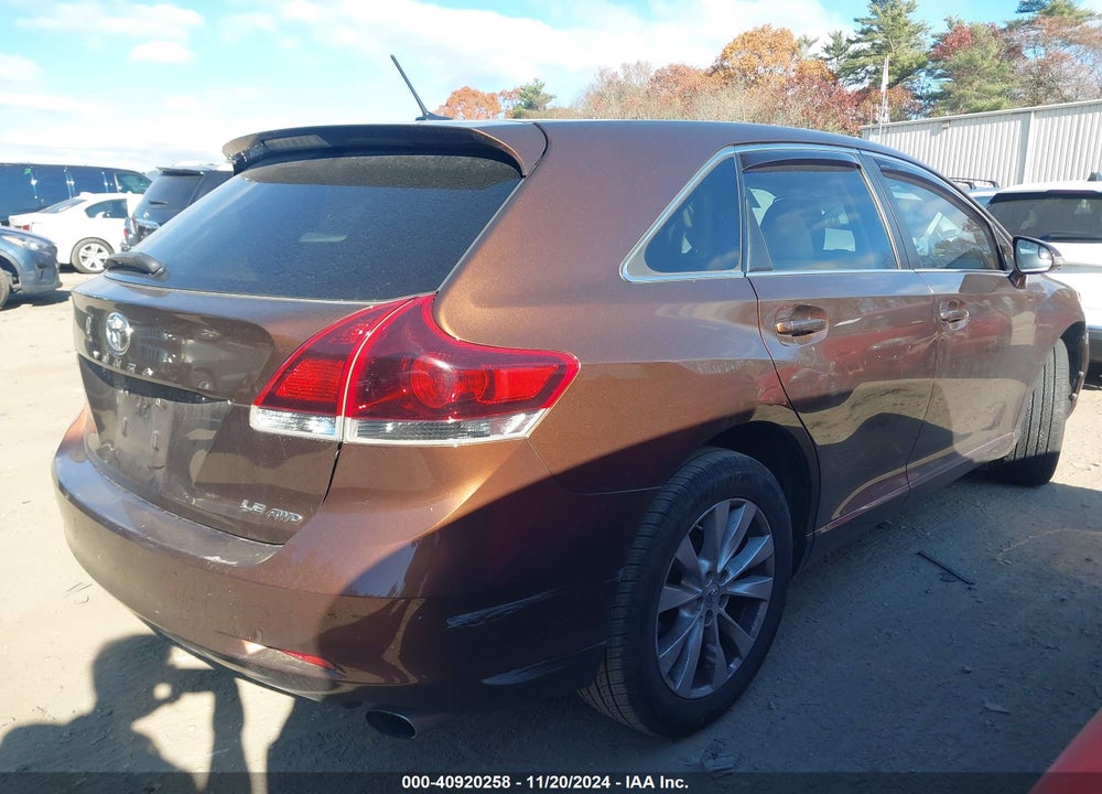 2013 TOYOTA VENZA LE VIN: 4T3BA3BB2DU035663