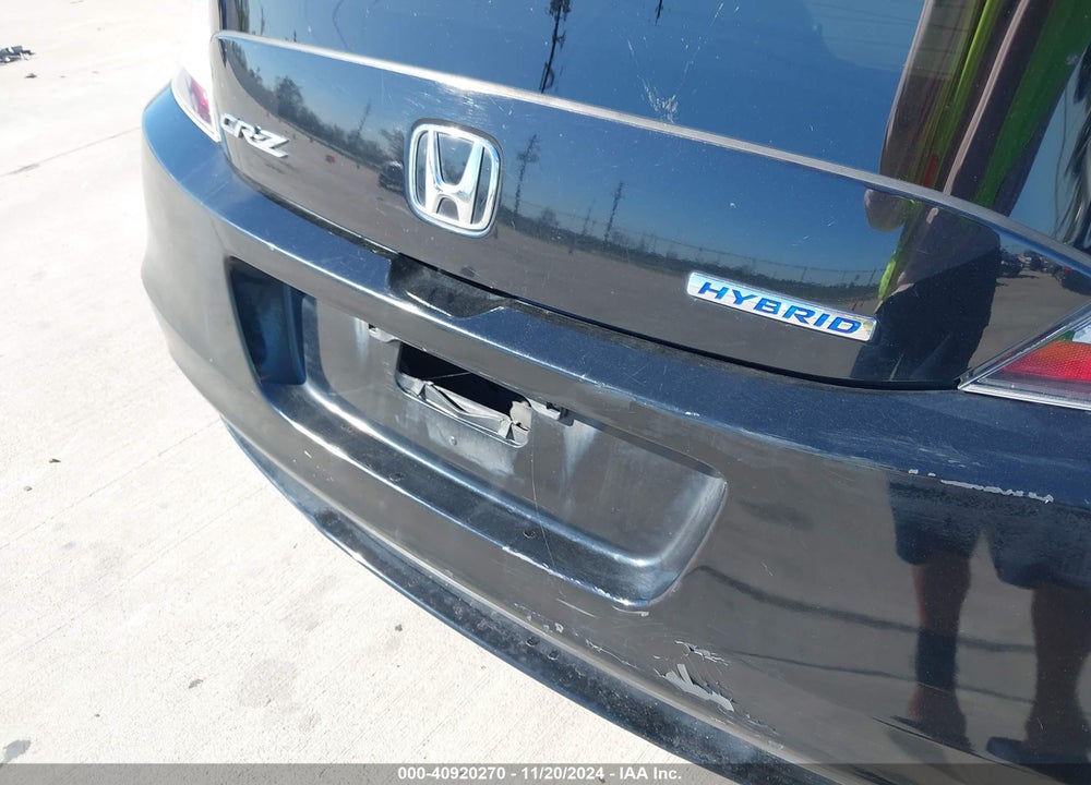 2013 HONDA CR-Z VIN: JHMZF1D49DS003979