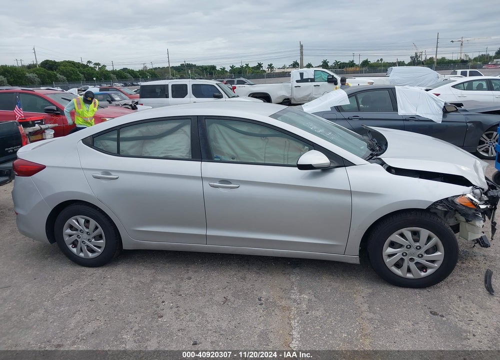 2017 HYUNDAI ELANTRA SE VIN: KMHD74LF3HU147014