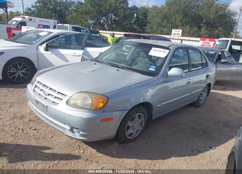 2005 HYUNDAI ACCENT GLS VIN: KMHCG45CX5U650873