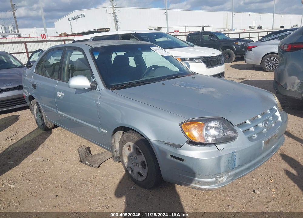 2005 HYUNDAI ACCENT GLS VIN: KMHCG45CX5U650873