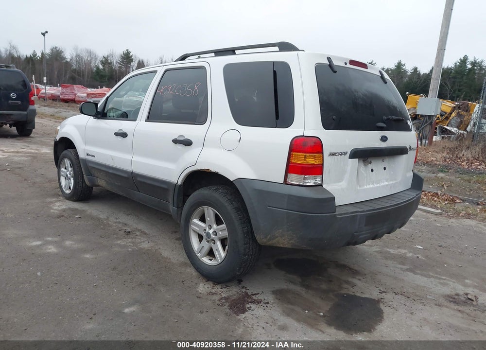 2007 FORD ESCAPE HYBRID VIN: 1FMYU49HX7KC04063