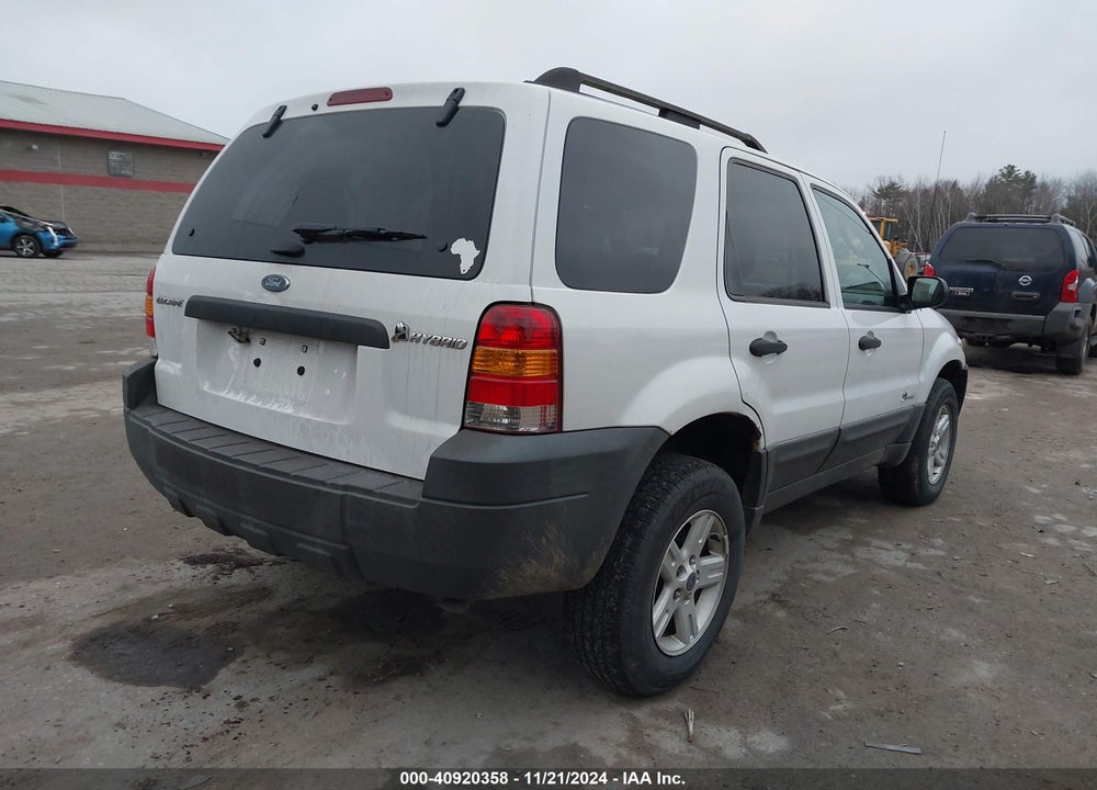 2007 FORD ESCAPE HYBRID VIN: 1FMYU49HX7KC04063