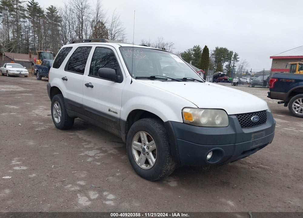 2007 FORD ESCAPE HYBRID VIN: 1FMYU49HX7KC04063