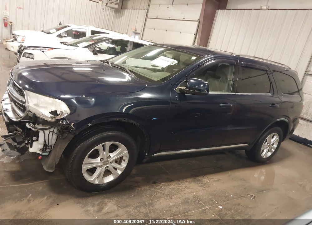 2012 DODGE DURANGO SXT VIN: 1C4RDJAG5CC198137