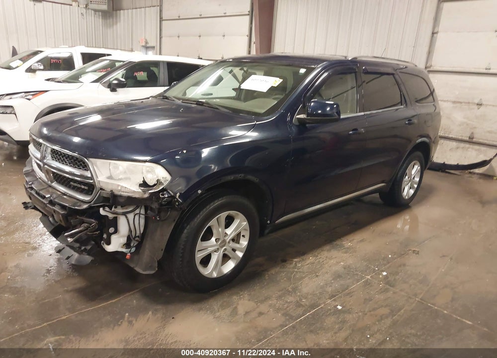 2012 DODGE DURANGO SXT VIN: 1C4RDJAG5CC198137
