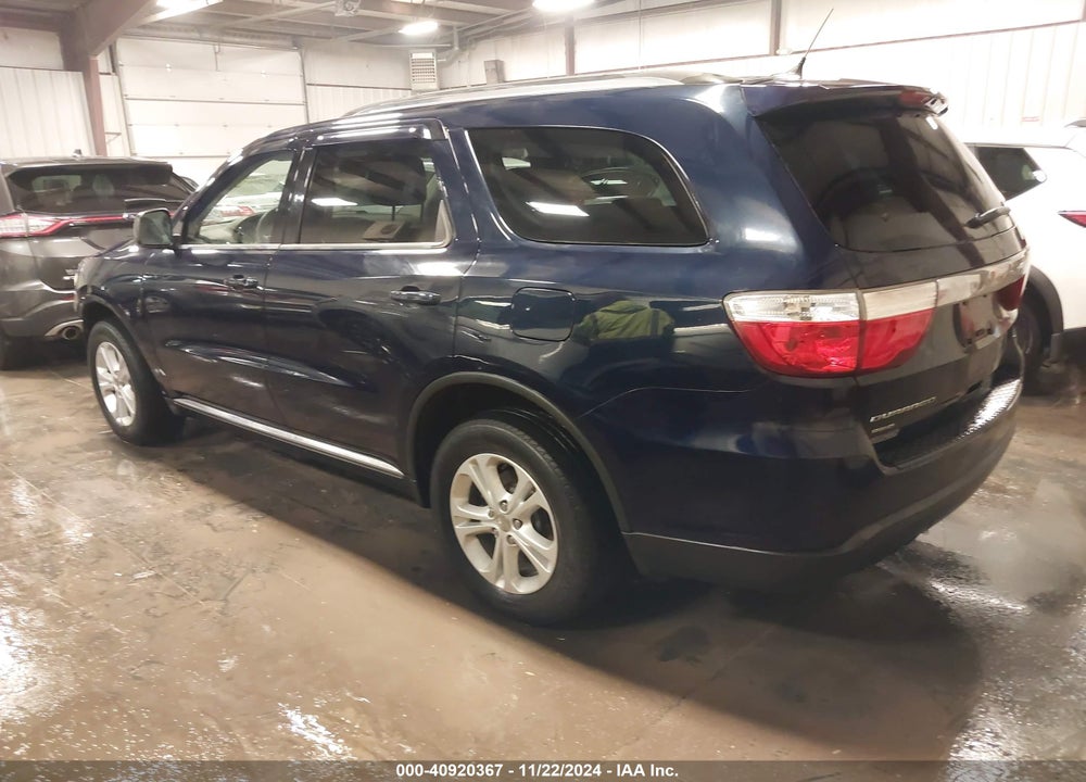 2012 DODGE DURANGO SXT VIN: 1C4RDJAG5CC198137