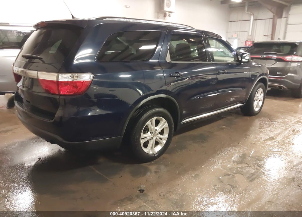 2012 DODGE DURANGO SXT VIN: 1C4RDJAG5CC198137
