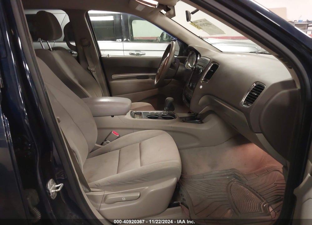 2012 DODGE DURANGO SXT VIN: 1C4RDJAG5CC198137