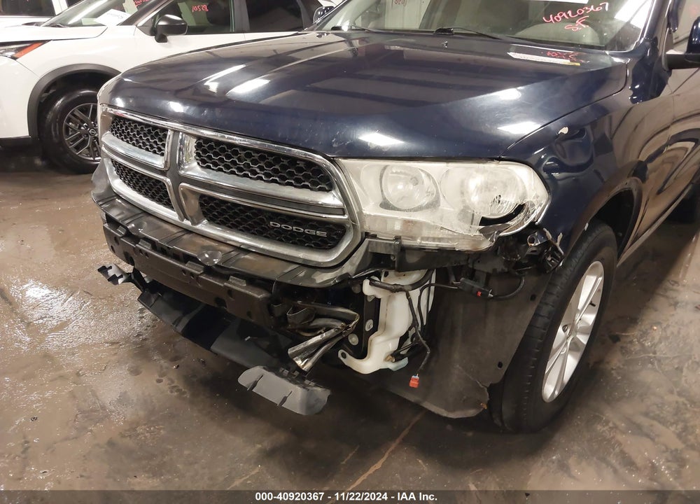 2012 DODGE DURANGO SXT VIN: 1C4RDJAG5CC198137