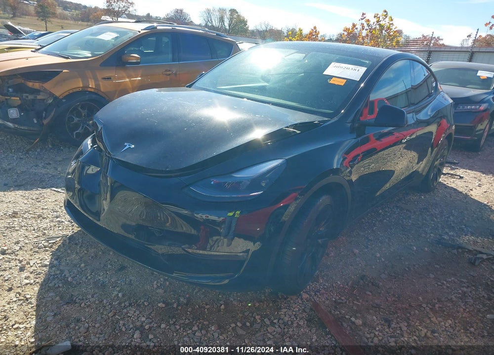 2021 TESLA MODEL Y LONG RANGE DUAL MOTOR ALL-WHEEL DRIVE VIN: 5YJYGDEE7MF185651