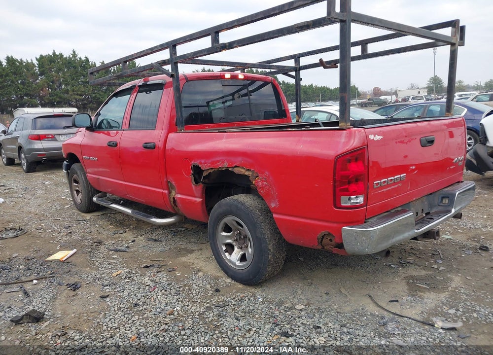 2004 DODGE RAM 1500 SLT/LARAMIE VIN: 1D7HU18D14S785553